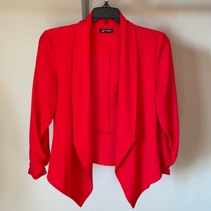 Red blazer